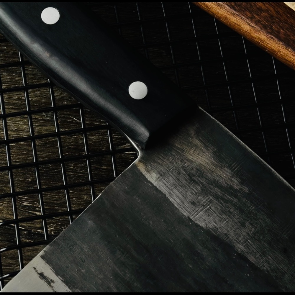 Chefs Knife Kitchen Butcher Handmade Clever Forged - Picture 4 of 16